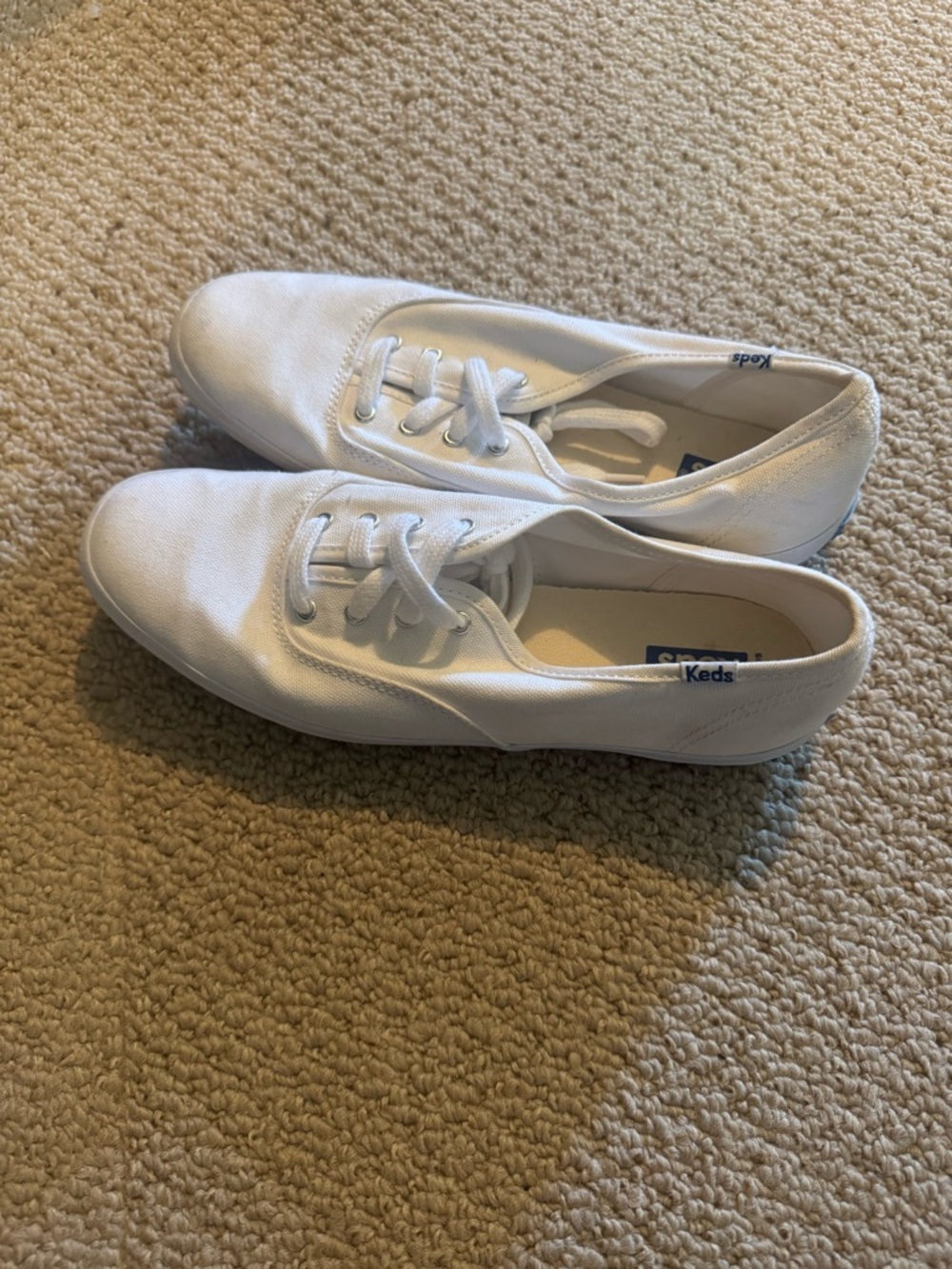 Keds White Low-Top Canvas Sneakers
